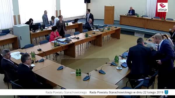 VI Sesja Rady Powiatu w Starachowicach z dnia 22.02.2019r.