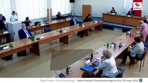 XXI Sesja Rady Powiatu w Starachowicach 28.05.2020 r.