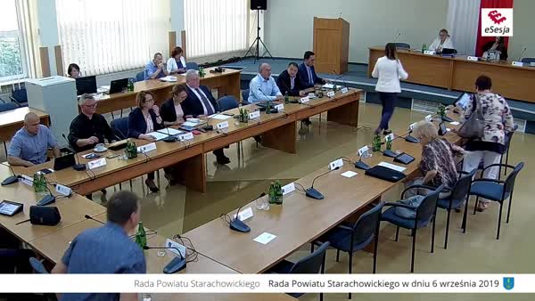 XII Sesja Rady Powiatu w Starachowicach z dnia 06.09.2019r.